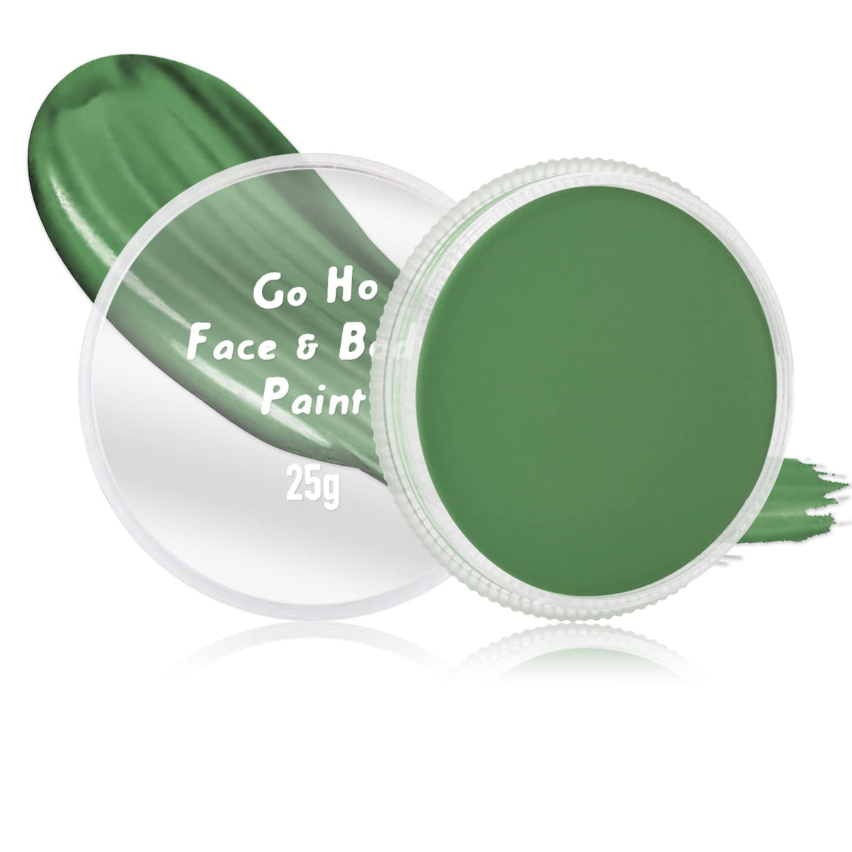 Go Ho Light Green Face Paint - Washable Gel For Halloween, Cosplay, Festivals, 25G