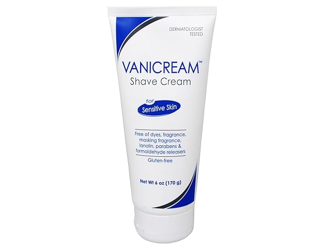 Vanicream Shave Cream, 6 Oz Tube - Gentle Formula For Sensitive Skin, Fragrance-Free