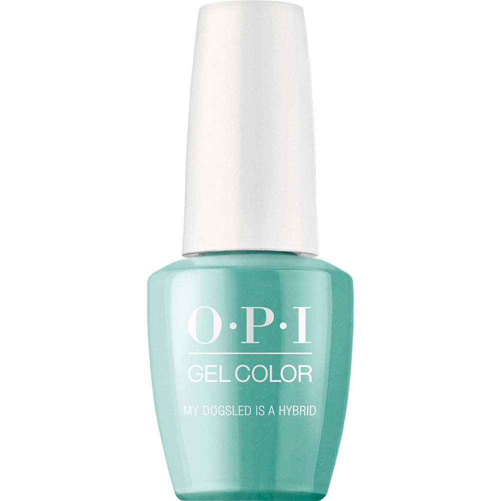 Opi Gelcolor Nail Polish, My Dogsled Is A Hybrid, Green, 0.5 Fl Oz, Nordic Collection