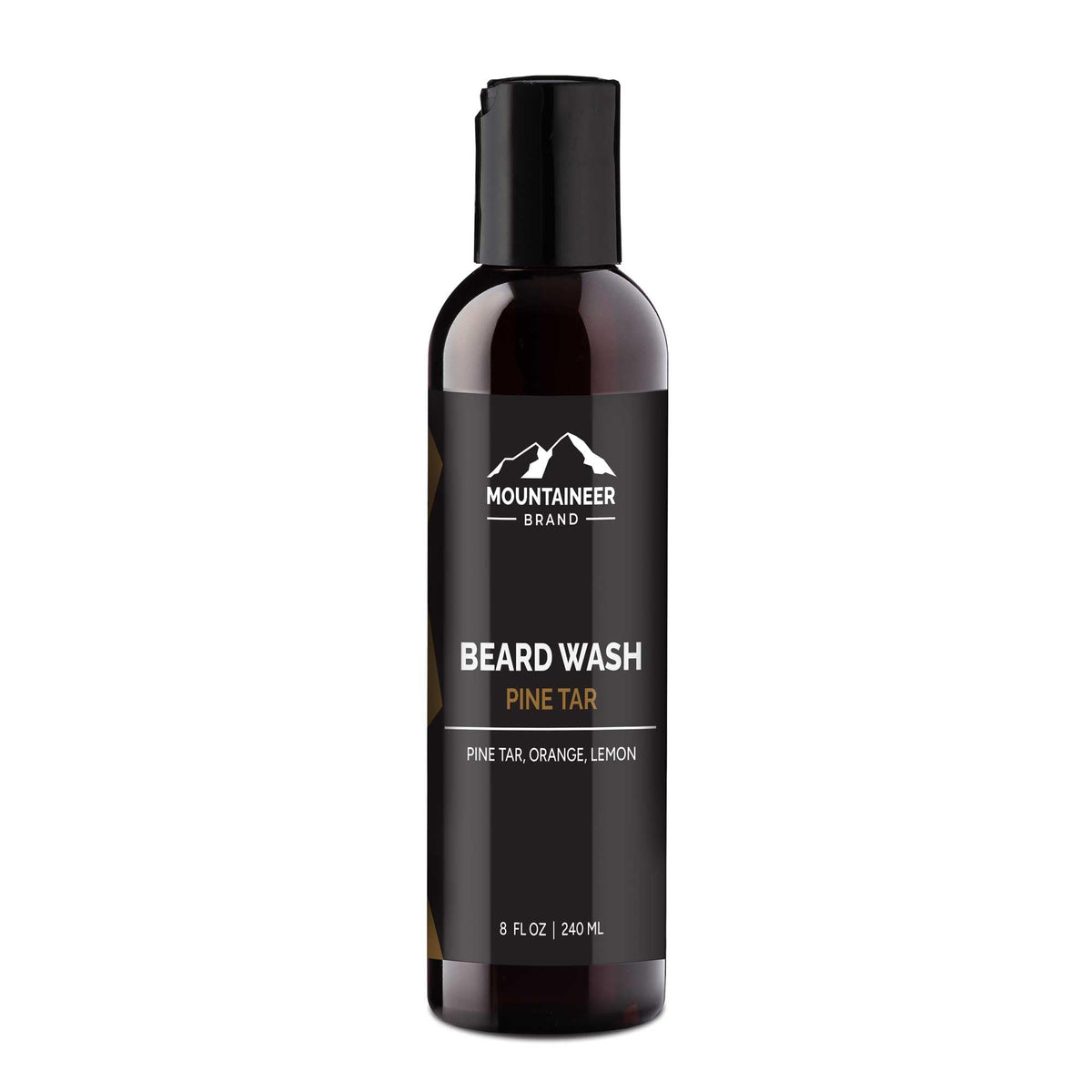 Mountaineer Brand Beard Wash For Men | 100% Natural Pine Tar Shampoo | 8Oz Hydrating Cleanser