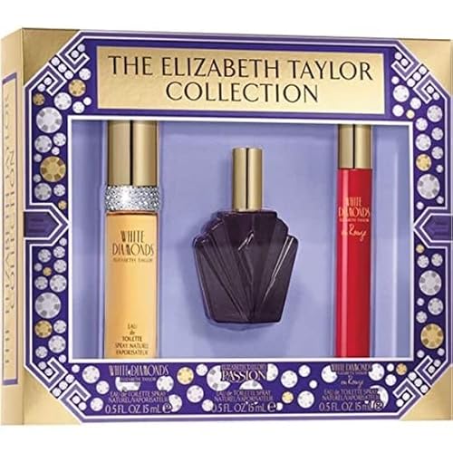 Elizabeth Taylor Fragrance Collection 3-Piece Set - White Diamonds & Passion For Women