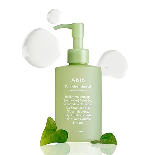 Abib Pore Cleansing Oil - Heartleaf Oil-Wash For Sensitive Skin, 7.10 Fl Oz, Korean Skincare