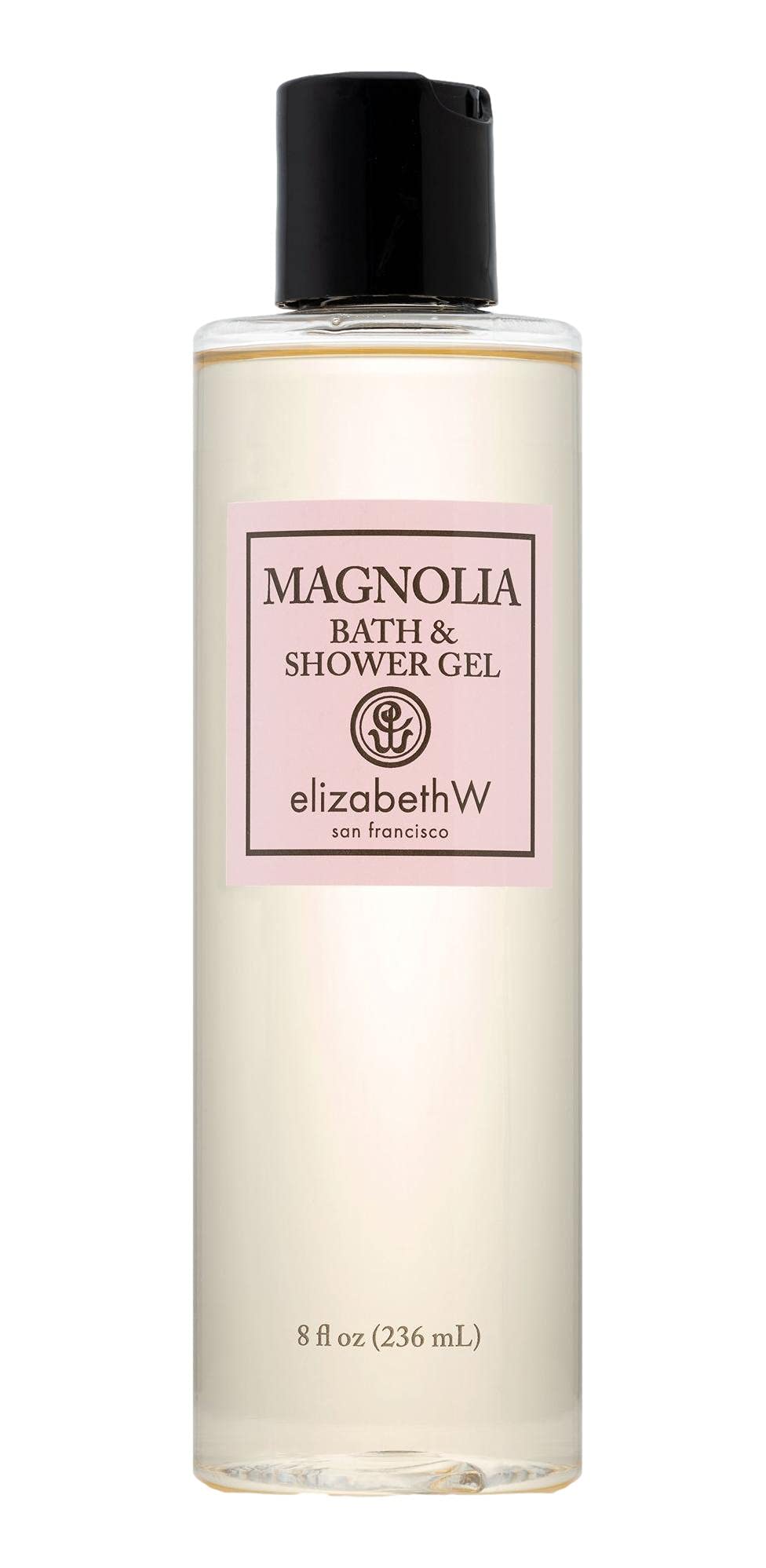 Elizabethw Magnolia Shower Gel - 8 Fl Oz, Hydrating Body Wash, Refreshing Floral Essence