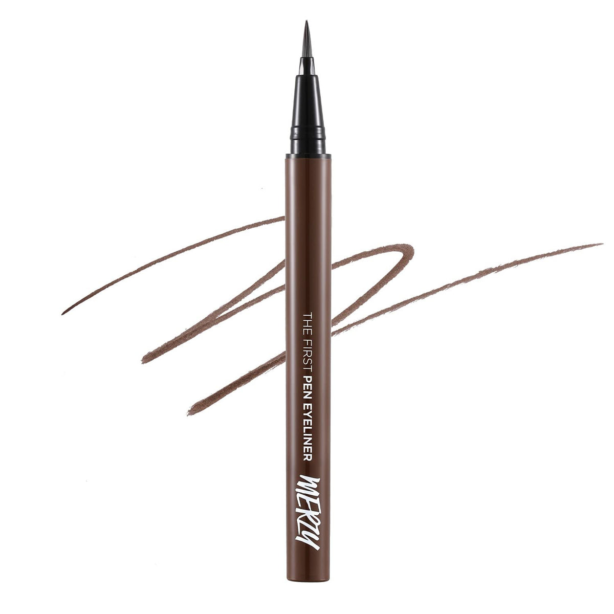 By Merzy Waterproof Liquid Eyeliner, Long Lasting Smudge-Resistant, P3 Light Brown