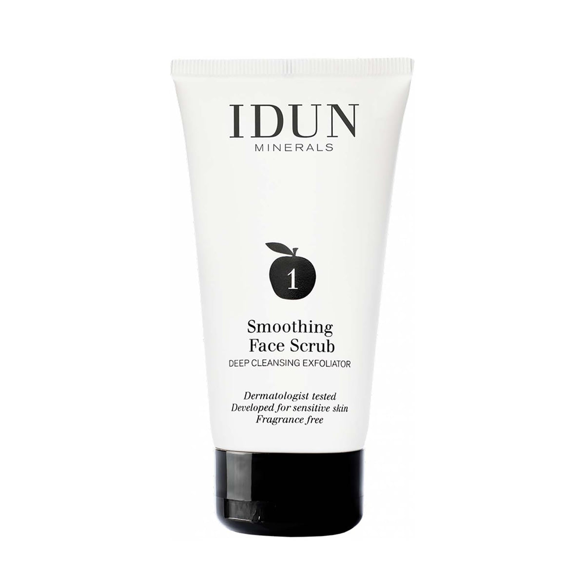 Idun Minerals Smoothing Face Scrub, 2.53 Oz - Deep Clean, Brighten Skin, Soft Texture