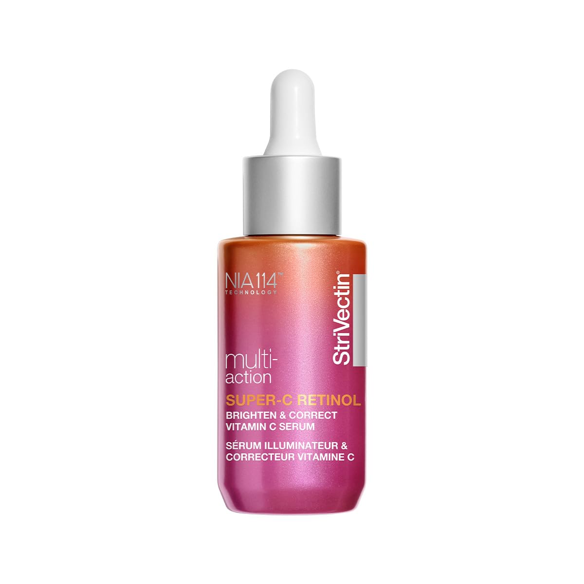 Strivectin Multi-Action Super-C Retinol Brighten And Correct Vitamin C Face Serum With Acerola Cherry Extract, 1 Fl Oz