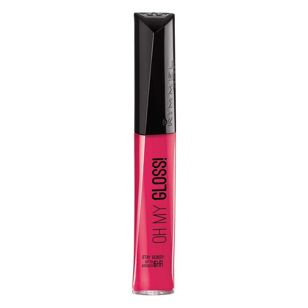 Rimmel Oh My Lip Gloss, Pin Up - 0.22 Fl Oz | Glossy Finish, Hydrating Lip Color