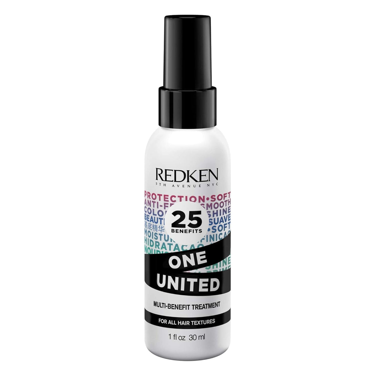 Redken One United Leave In Conditioner | Multi-Benefit Heat Protectant Spray | Paraben Free