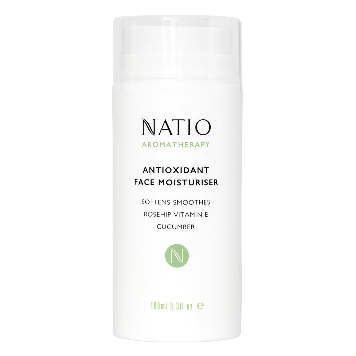 Natio Australia Antioxidant Face Moisturizer, 3.3 Oz - Anti-Aging With Rosehip & Vitamin E