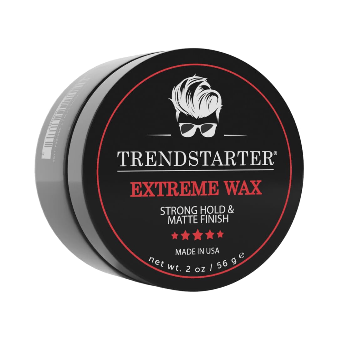 Trendstarter Extreme Water Based Pomade, Travel Size, Strong Hold, Matte Finish, 2 Oz