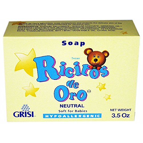 Neutro Ricitos De Oro Hand Soap - Hypoallergenic Bar Soap For Sensitive Skin, 3.5 Ounces