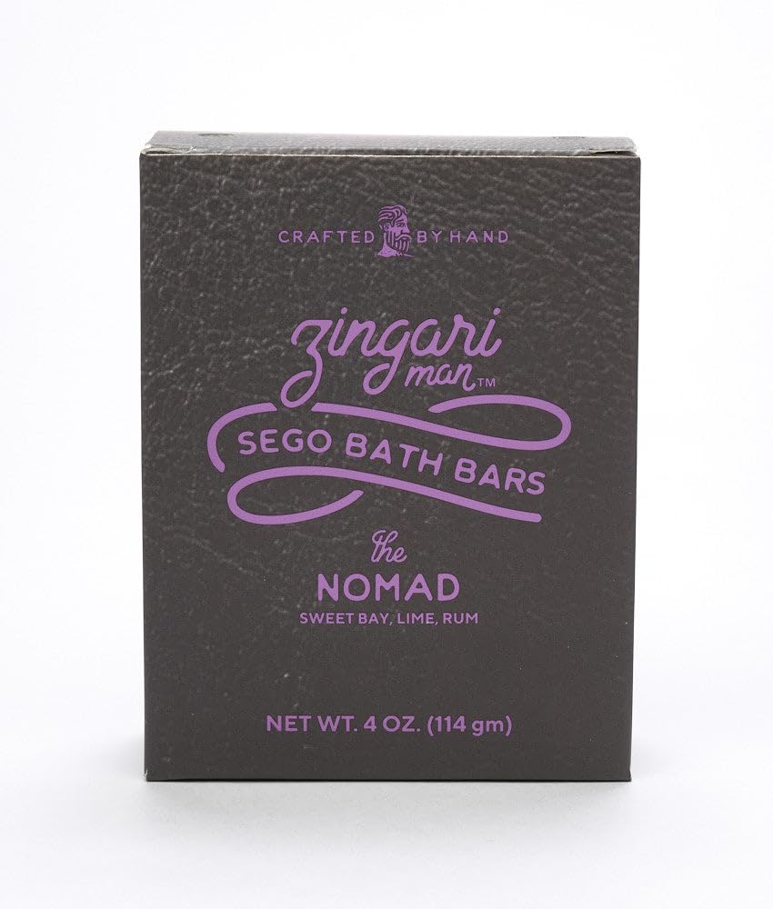 Zingari Man The Nomad Bath Soap - Cleansing Soap For Men, Daily Use, 4Oz Bar