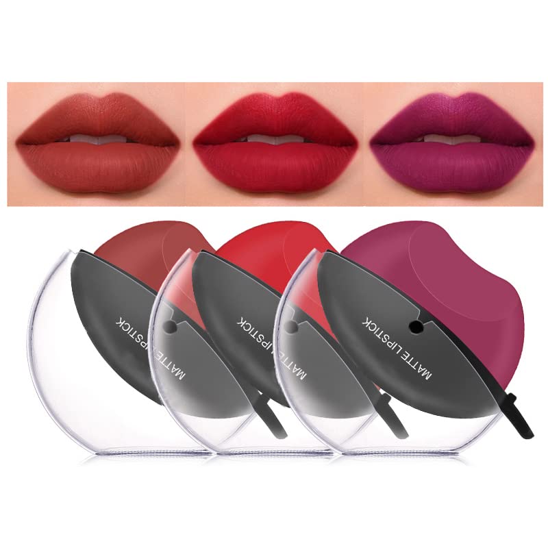 Dageda Matte Lipstick Set - 3 Colors, Long Lasting, High Pigment, Waterproof Lip Makeup