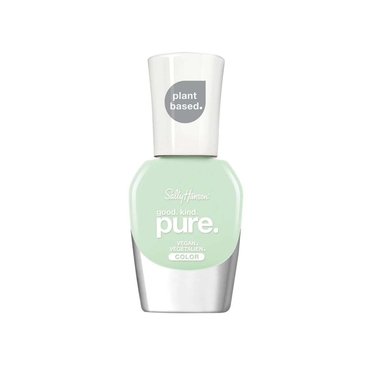 Sally Hansen Good.Kind.Pure Nail Polish - Mint Refresh, 0.33 Fl Oz, Eco-Friendly Formula