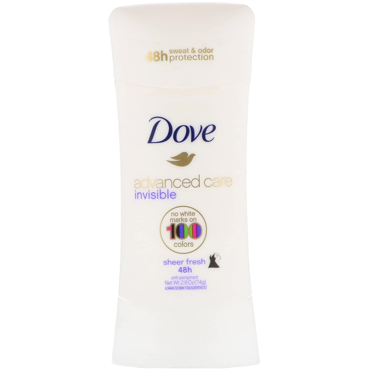 Dove Advanced Sheer Fresh Deodorant, 2.6 Oz (Pack Of 2) - Long-Lasting Protection