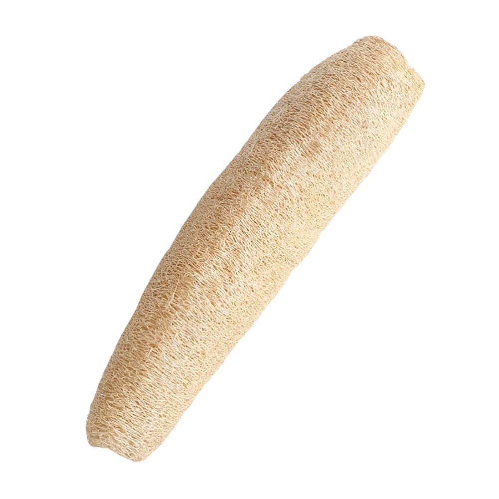 Cchude Natural Loofah Sponge For Dish Washing, Exfoliating Body Scrubber, Brown 35-40Cm