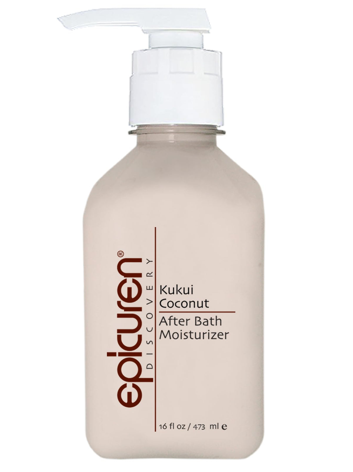 Epicuren Kukui Coconut Moisturizer 16 Oz - Hydrating Coconut Lotion For Smooth Skin