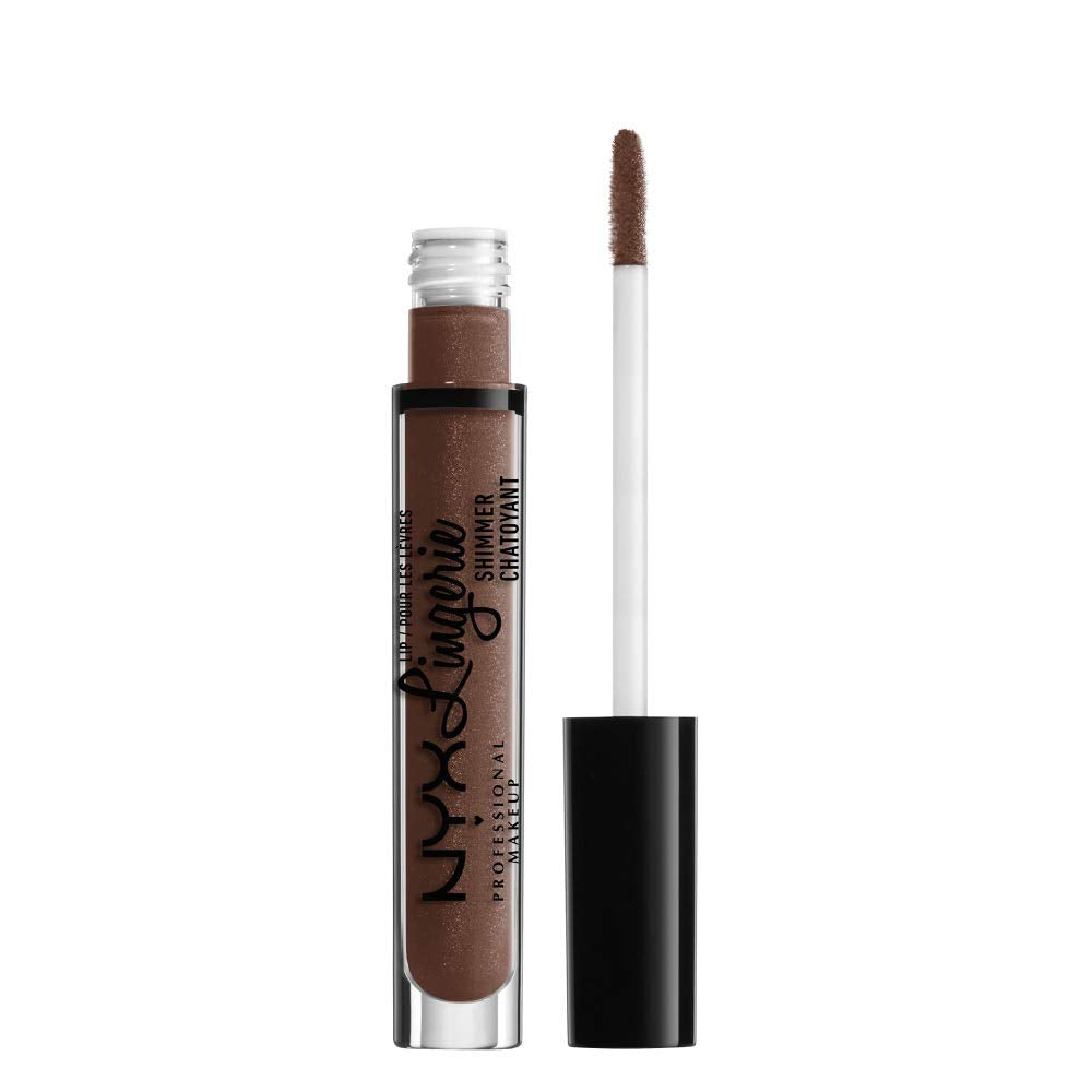 Nyx Professional Makeup Lip Lingerie Shimmer Gloss - Maison (Milk Chocolate Brown) 1 Count