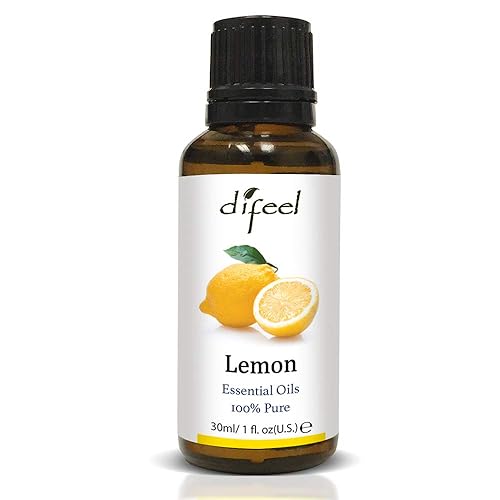 Difeel 100% Pure Lemon Essential Oil - 1 Fl Oz - Natural Aromatherapy Oil