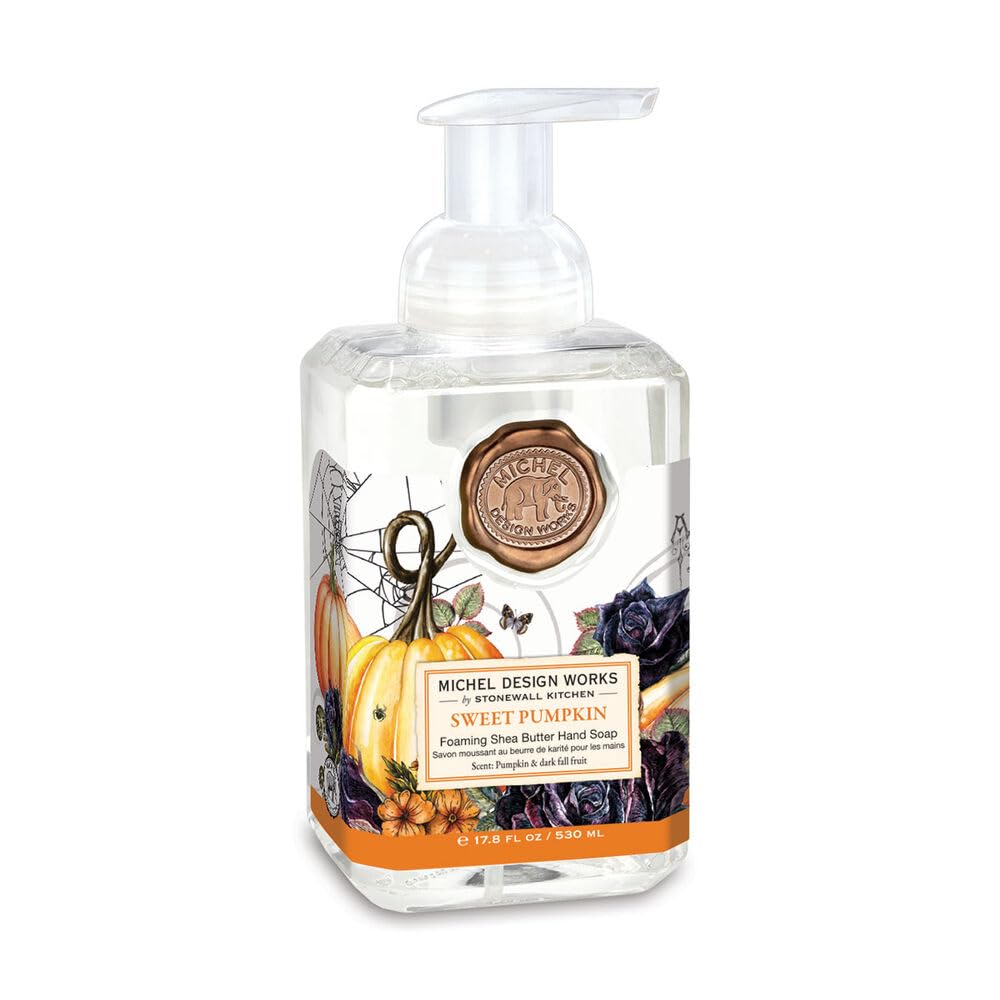 Michel Design Works Sweet Pumpkin Foaming Hand Soap, 17.8 Fl Oz - Fall Scented Cleanser