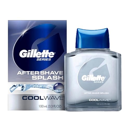 Gillette Series Cool Wave After Shave Lotion For Men, 3.3 Fl Oz - Post Shave Balm