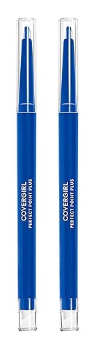 Covergirl Perfect Point Plus Eyeliner, Bold Cobalt, 2 Count - Smooth, Long-Lasting Formula