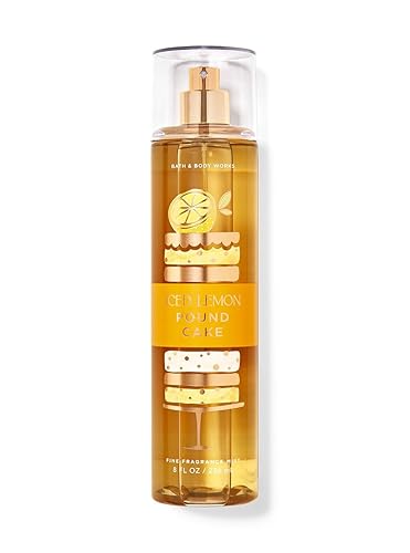 Bath & Body Works Iced Lemon Pound Cake Fine Fragrance Body Spray Mist, 8 Fl Oz