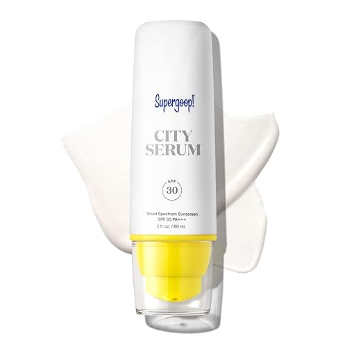 Supergoop! City Serum SPF 30 - Anti-Aging Hydrating Vitamin Lotion for Men, 2 Fl Oz