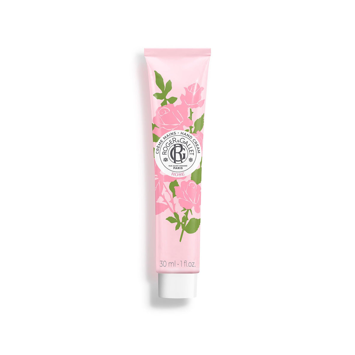 Roger & Gallet Hand And Nail Cream, Nourishing Moisturizer, Rose, 1 Oz