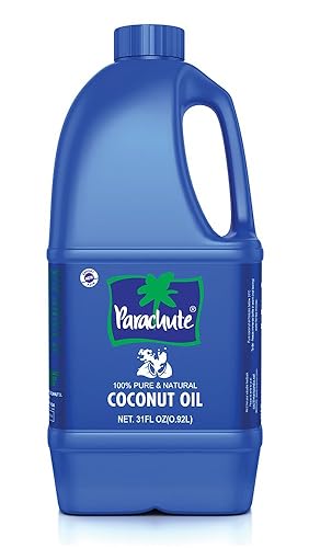 Parachute 100% Pure Unrefined Coconut Oil - 31 fl. oz | No Chemicals, Preservatives