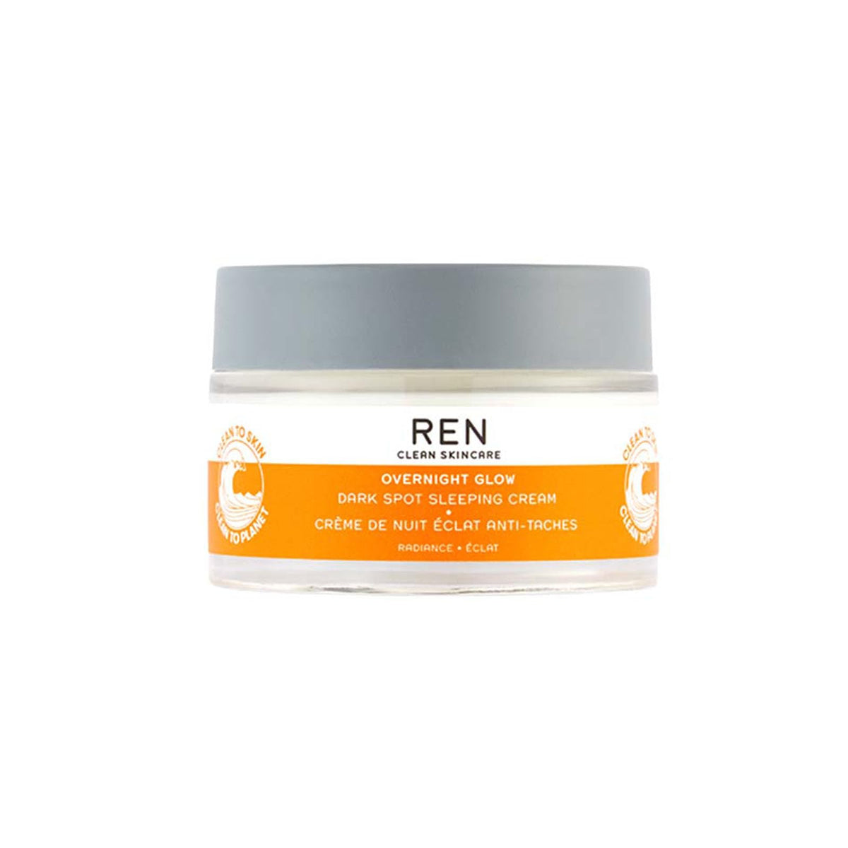 Ren Clean Skincare Dark Spot Overnight Cream - Acne Scar & Hyperpigmentation Remover, 1.7 Fl Oz