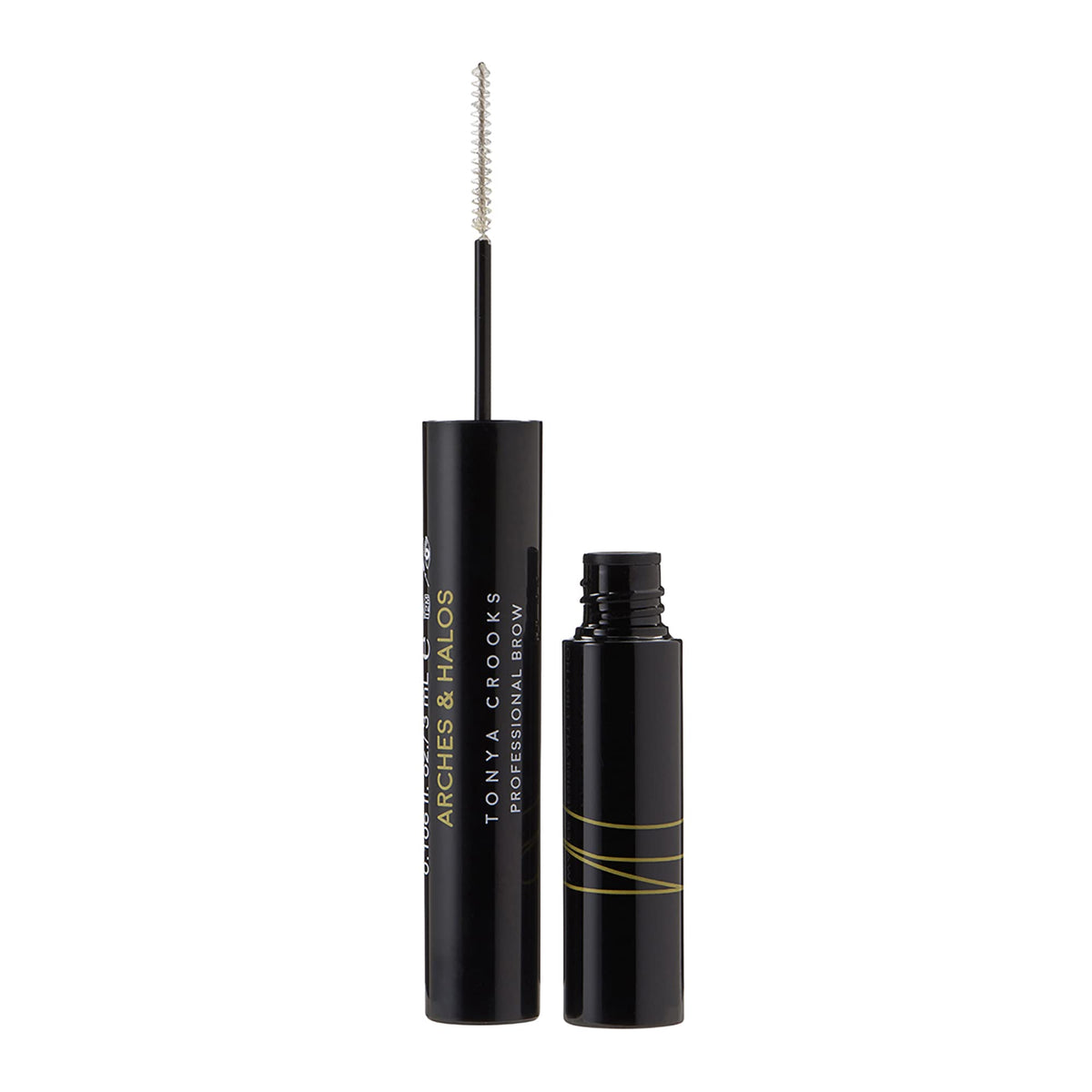 Arches & Halos Clear Waterproof Brow Gel - Firm Hold, Quick-Setting, Lightweight, 0.11 Oz