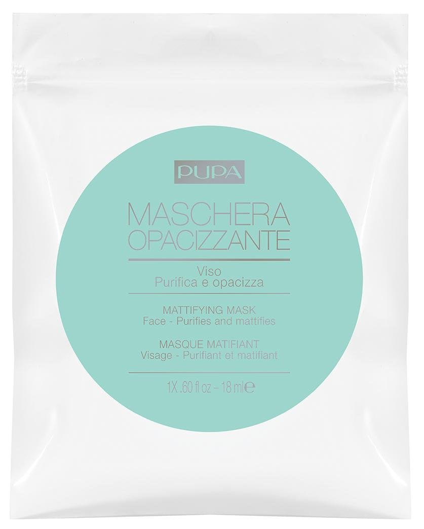 Pupa Milano Mattifying Face Mask - Purifying Treatment for Radiant Skin, 0.6 Oz