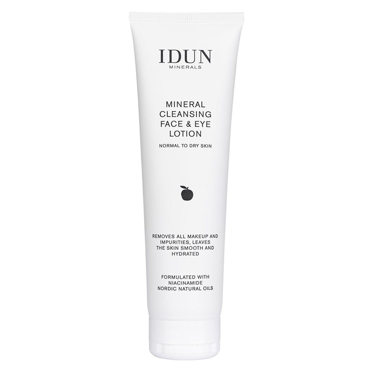 Idun Minerals Cleansing Face & Eye Lotion - Vegan, Emulsion Wash For Dry Skin, 5.07 Oz