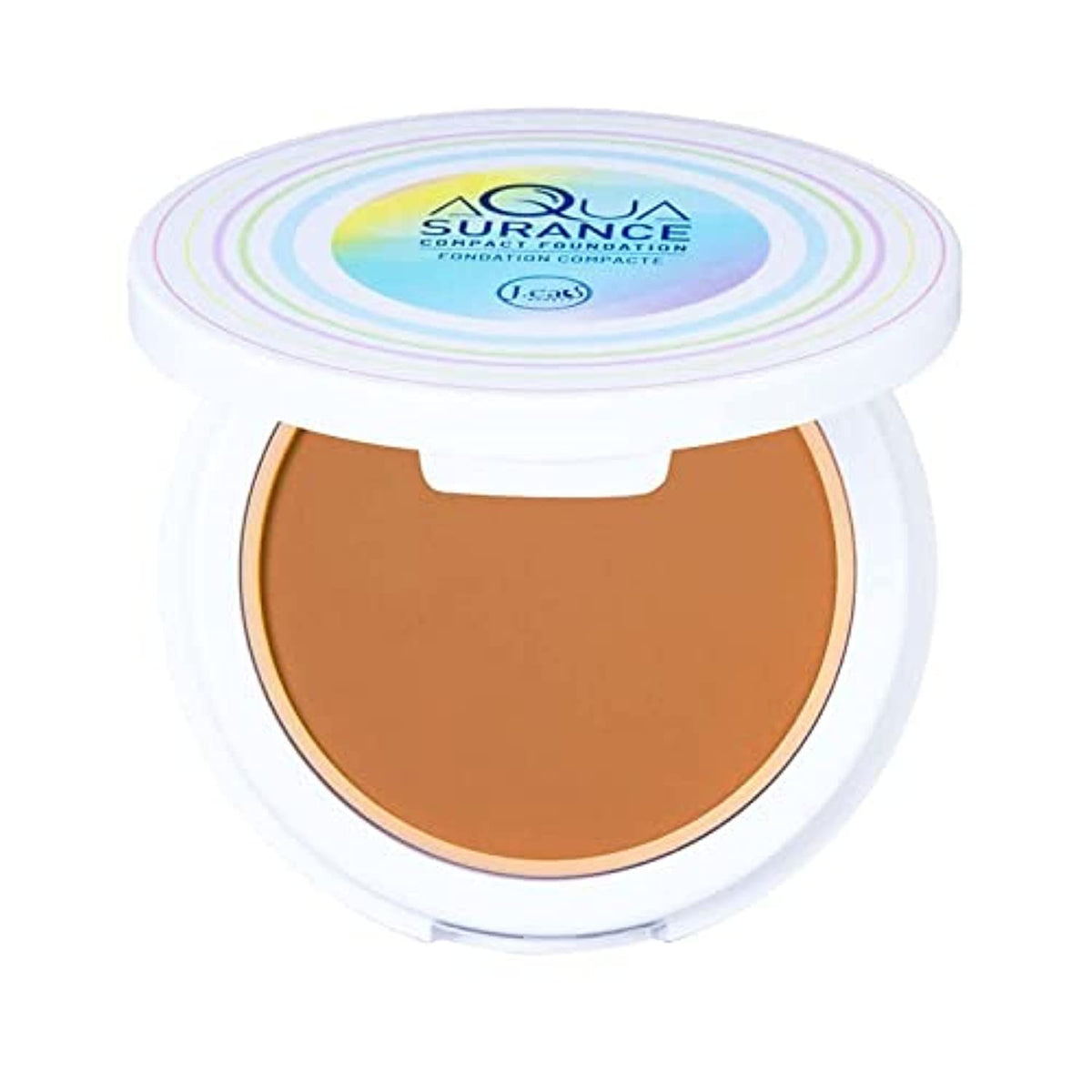 J.Cat Beauty Aquasurance Compact Foundation - Honey, 1 Count, Flawless Finish Makeup