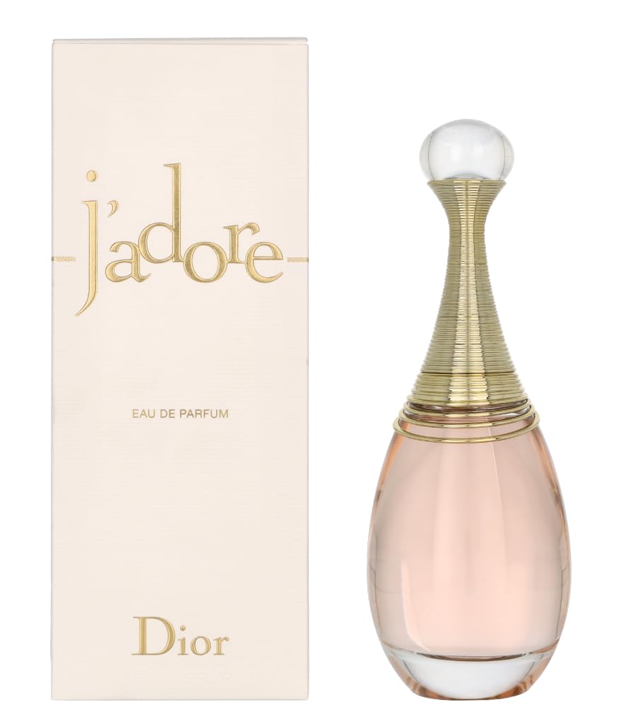 Christian Dior J'adore Eau De Parfum Spray for Women, 5.0 Oz - Luxurious Fragrance in White, Perfect for Any Occasion