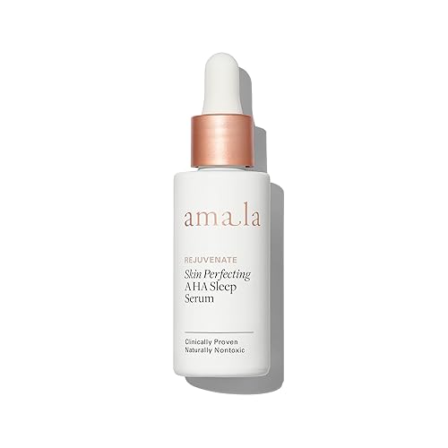 Amala Aha Sleep Serum - 5% Aha, Gaba Amino Acids & Licorice For Overnight Skin Restoration,