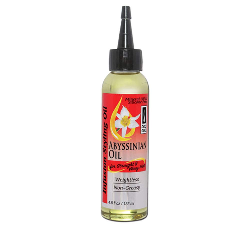 Doo Gro Infusion Styling Oil With Abyssinian Oil For Straight & Wavy Hair, 4.5 Oz