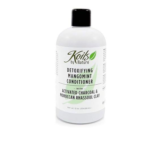 Koils By Nature Detoxifying Mangomint Conditioner, 12Oz - Nourishing Hair Care