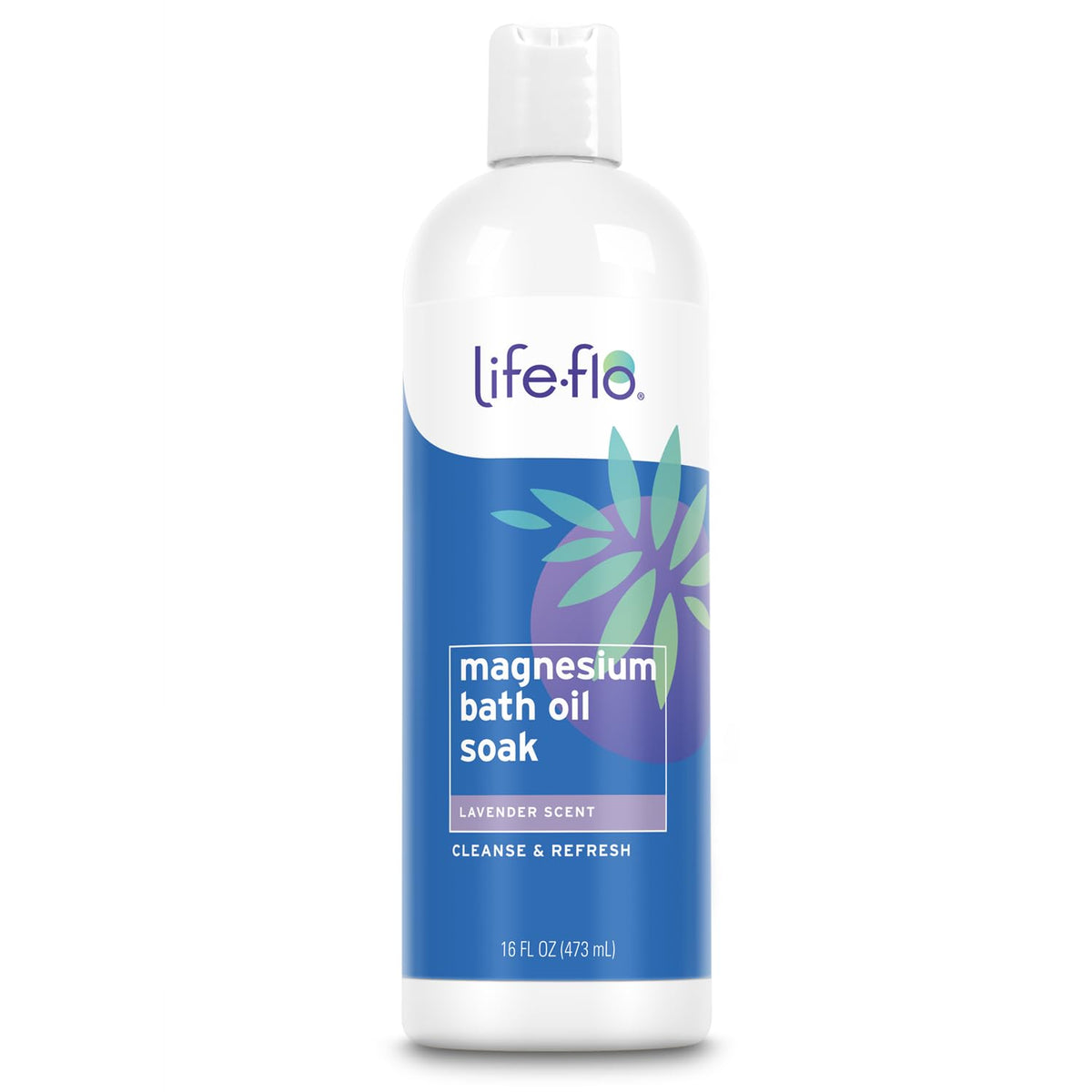 Life-Flo Magnesium Oil Bath Soak - Lavender Scent, 16 Fl Oz, Relaxes Muscles & Joints