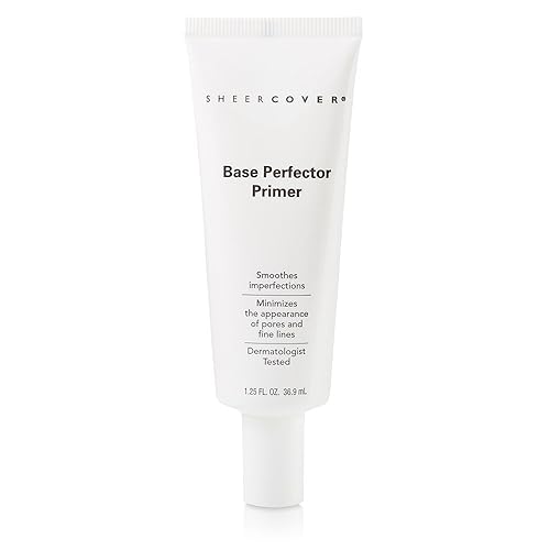 Sheer Cover Base Perfector Primer – Fills Fine Lines & Wrinkles – 1.25 Fl Oz