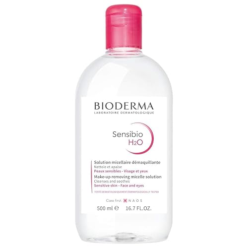 Bioderma Sensibio H2O Micellar Water - Makeup Remover & Cleanser For Sensitive Skin, 16.7