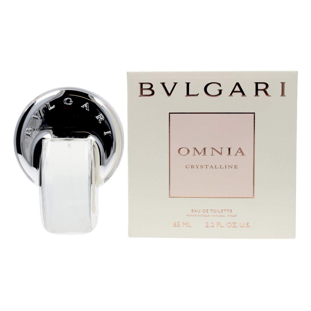 Omnia Crystalline by Bvlgari Eau De Toilette Spray for Women, 2.2 fl. oz. - Elegant White Fragrance, Perfect for Any Occasion