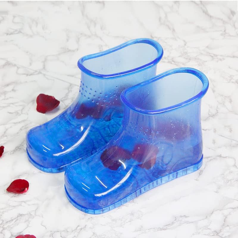 Wmhylyh Blue Portable Foot Bath Shoes - Large High Soaking Tub For Thermal Massage & Blood Circulation