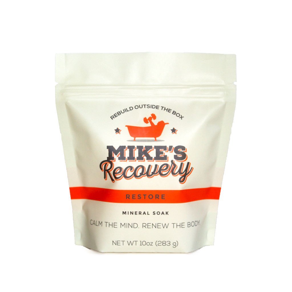 Mike'S Recovery Restore Pouch Mineral Soak Bath Salt - Muscle Restore (10Oz)