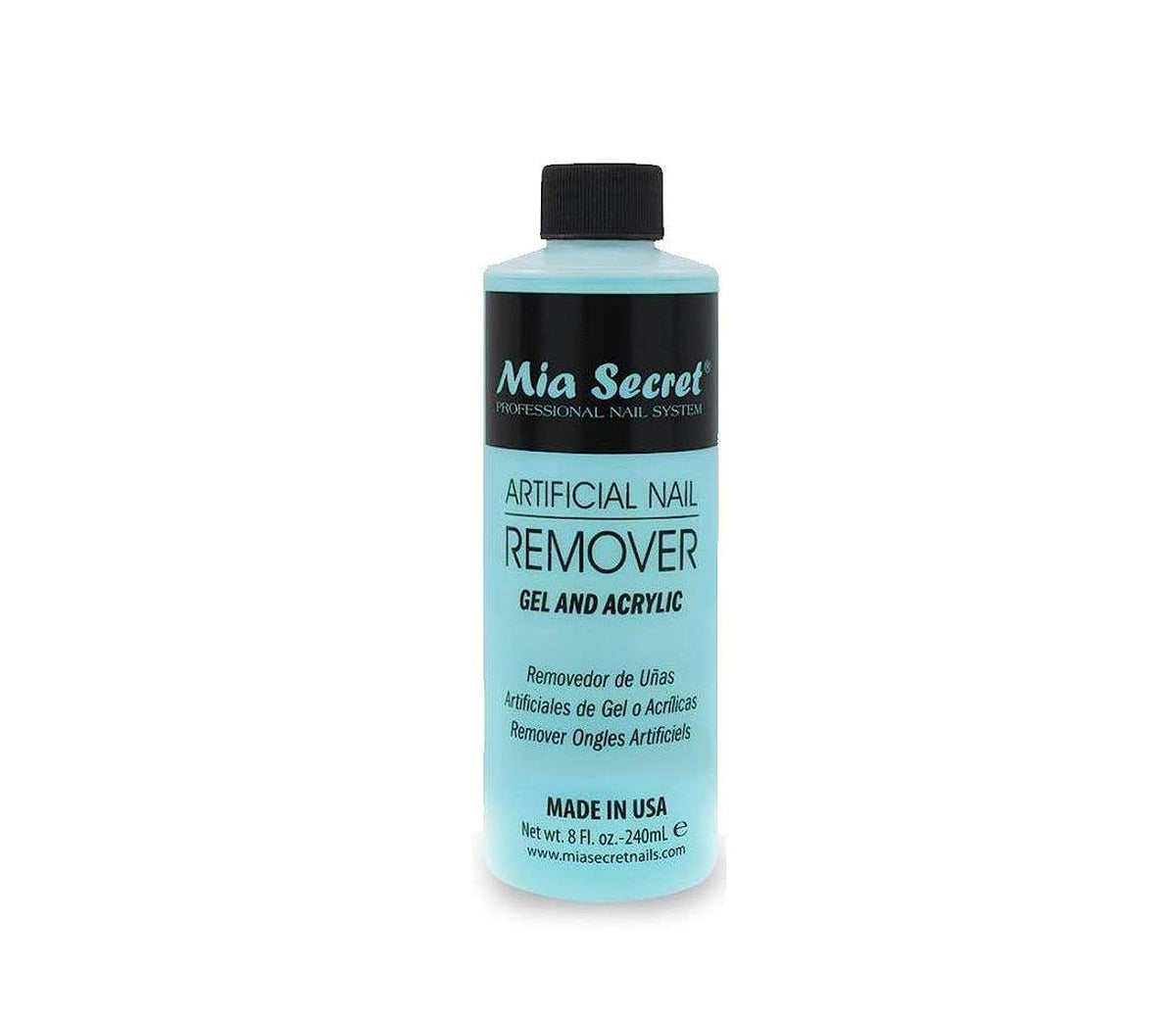 Mia Secret Nail Remover Gel For Acrylics - 8 Fl Oz Professional Formula