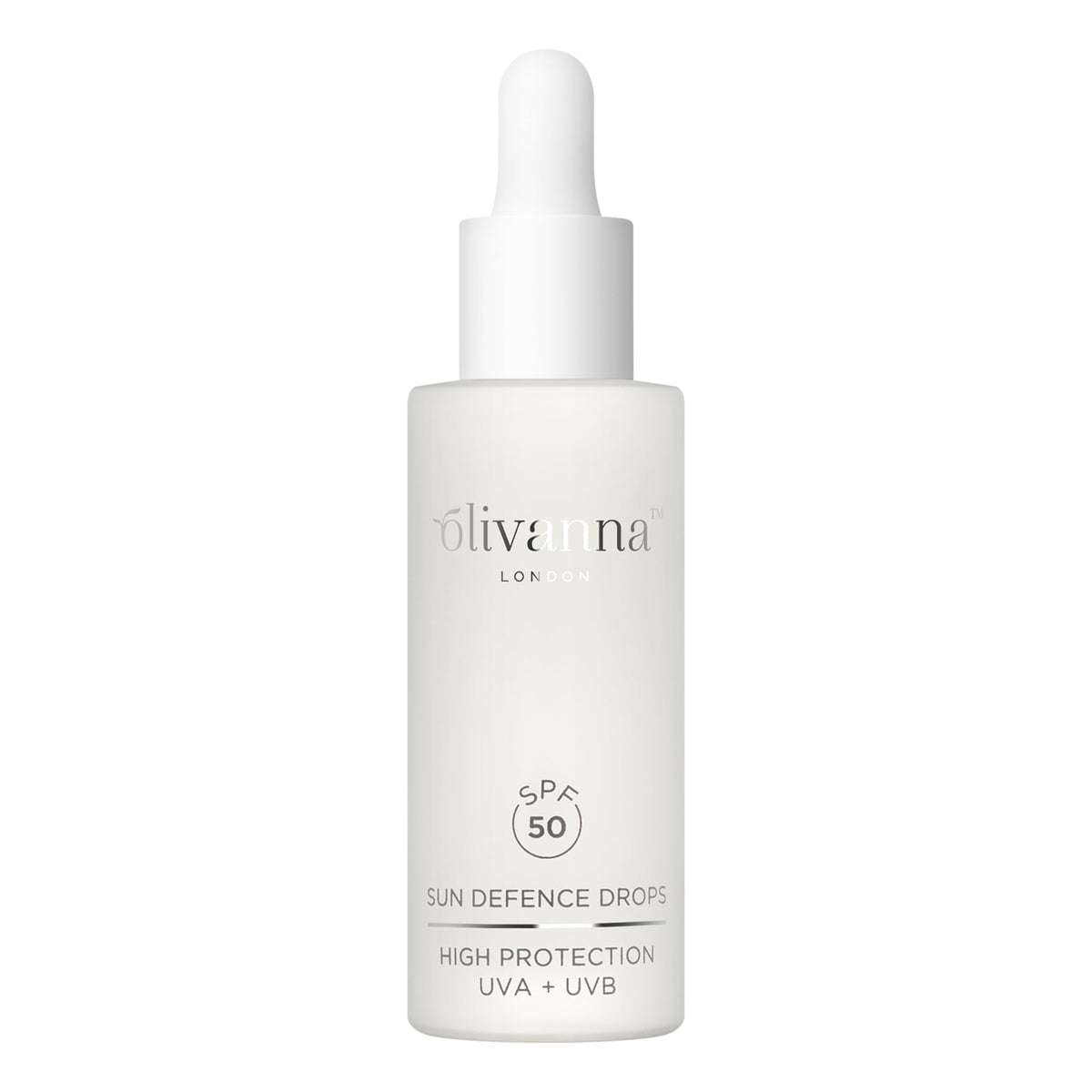 Olivanna Sun Defence Drops Spf 50 - Mineral Sunscreen For Face - Non-Greasy - 0.9 Oz