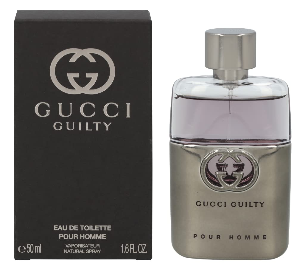 Gucci Guilty Men Eau De Toilette Spray, 1.6 Oz - Grey Fragrance By Gucci