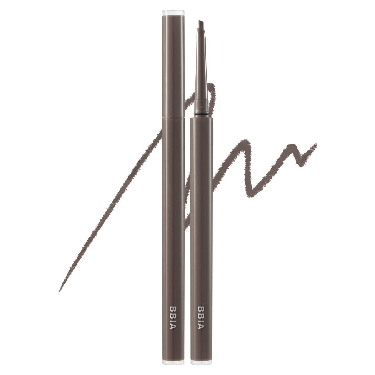 Bbia Last Auto Gel Eyeliner Slim, Waterproof, Smudge-Proof, Vegan, S3 Mute Brown, 1