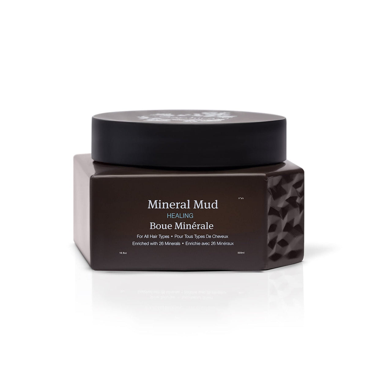 Saphira Mineral Mud Hair Mask - Deep Healing Treatment For Dry, Damaged, Color-Treated Hair 16.9Oz